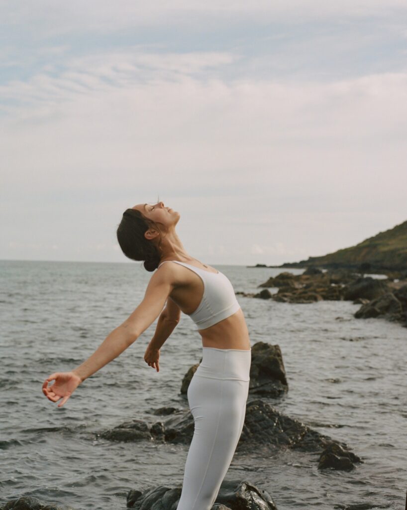 A serene indoor space where Laura Dodd conducts her daily wellness planning.