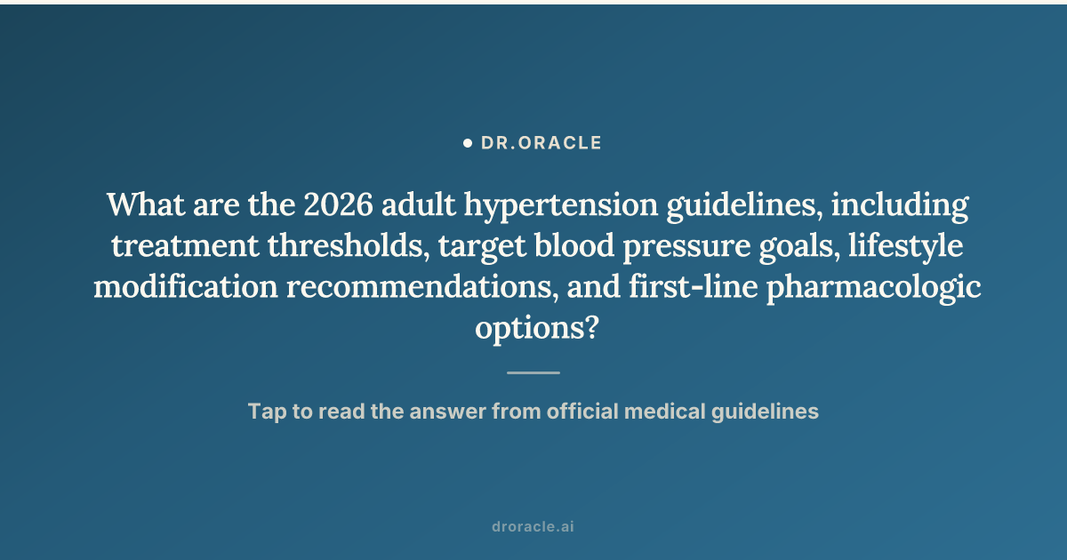 Hypertension Management: 2026 Guidelines & Expert Tips