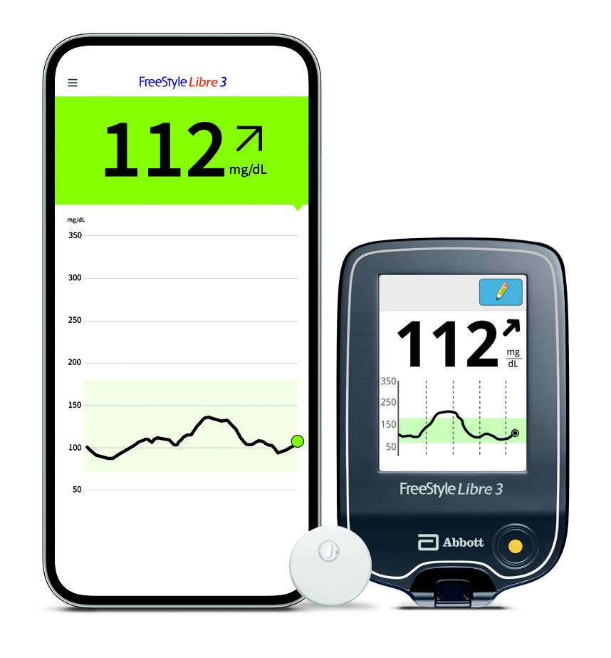 Abbott FreeStyle Libre 3 Plus sensor kit and retail packaging.