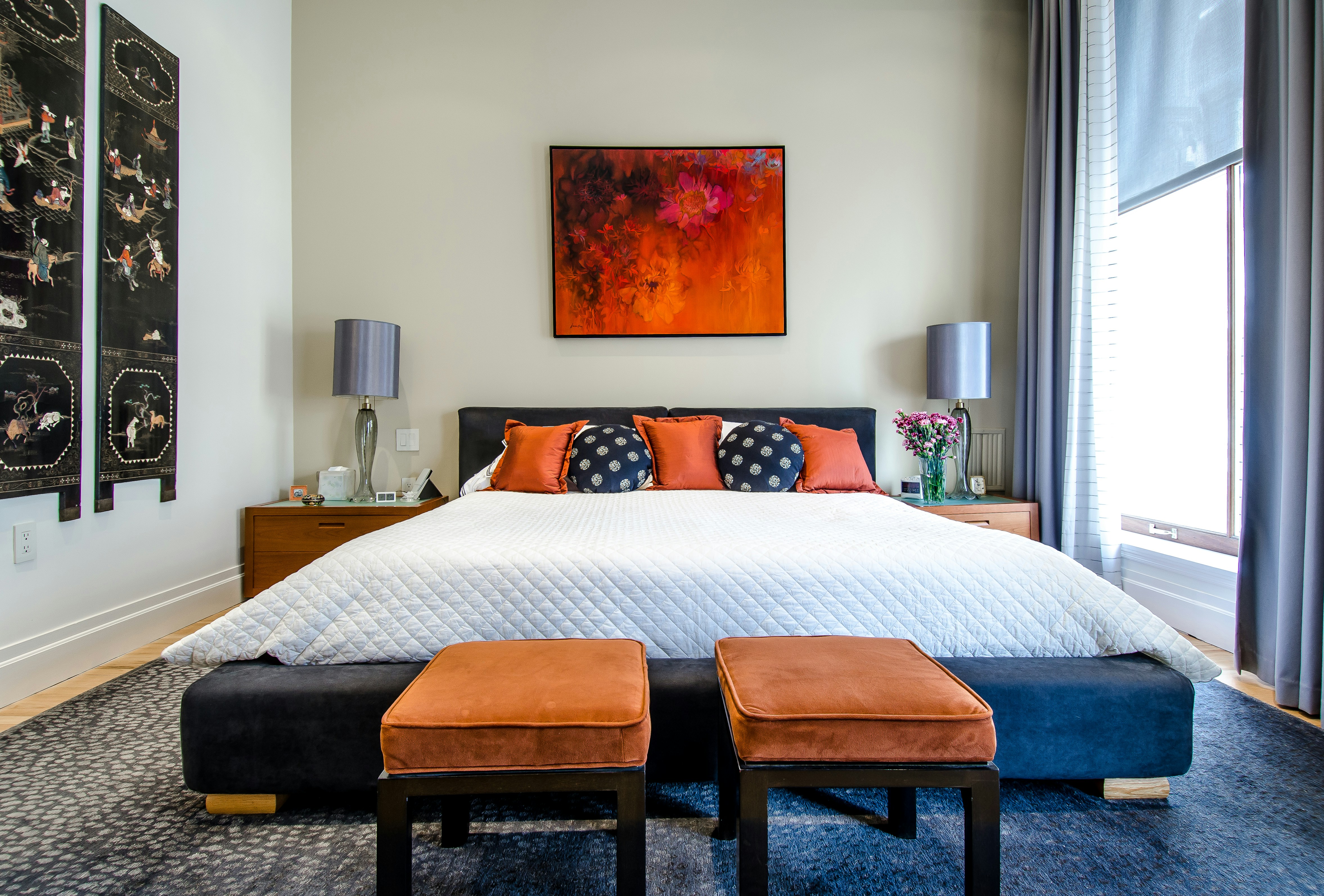 A dark, quiet, and comfortable bedroom environment optimized for pediatric sleep.
