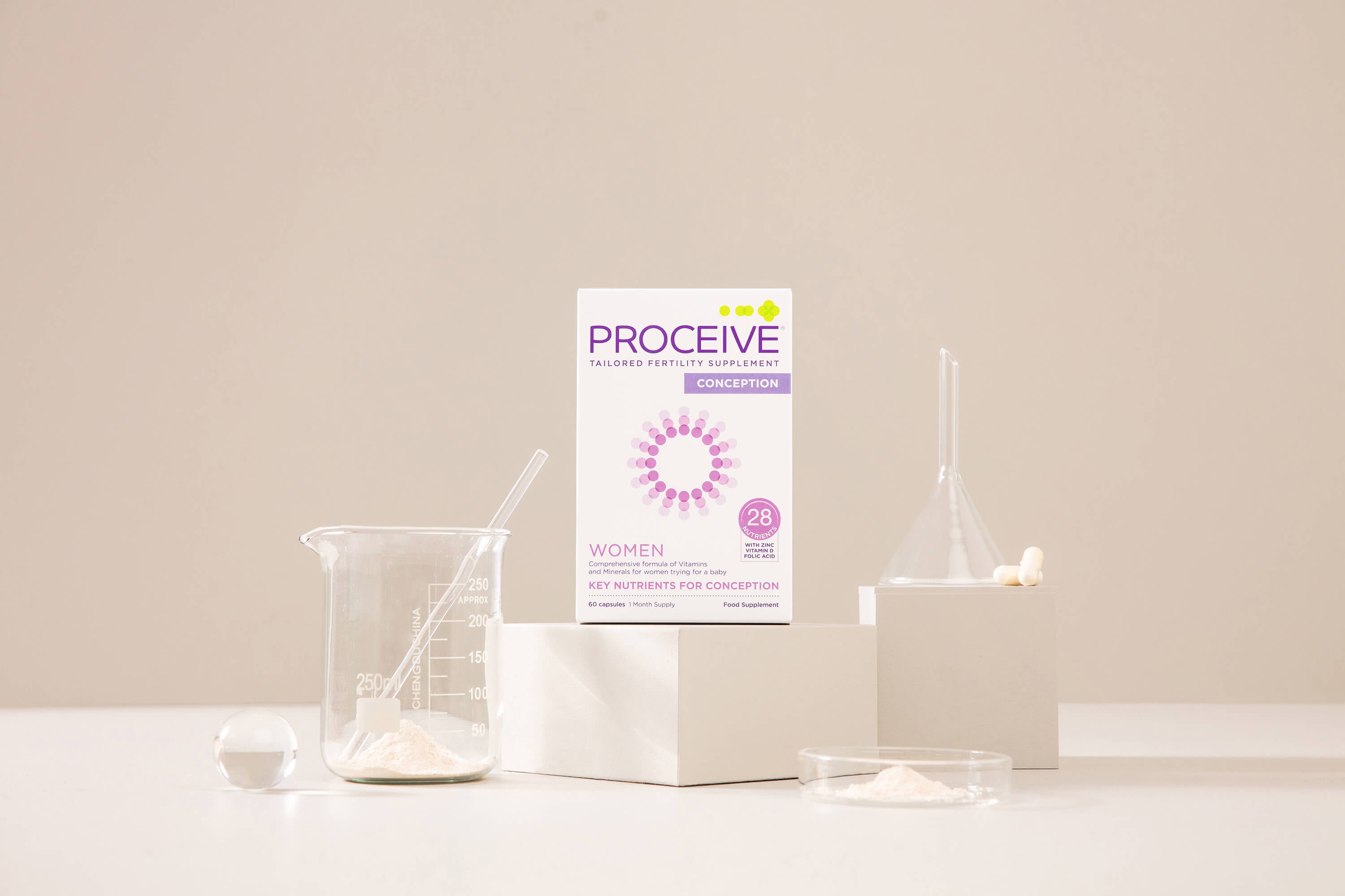 Proceive Conception Women product box highlighting its comprehensive formula.