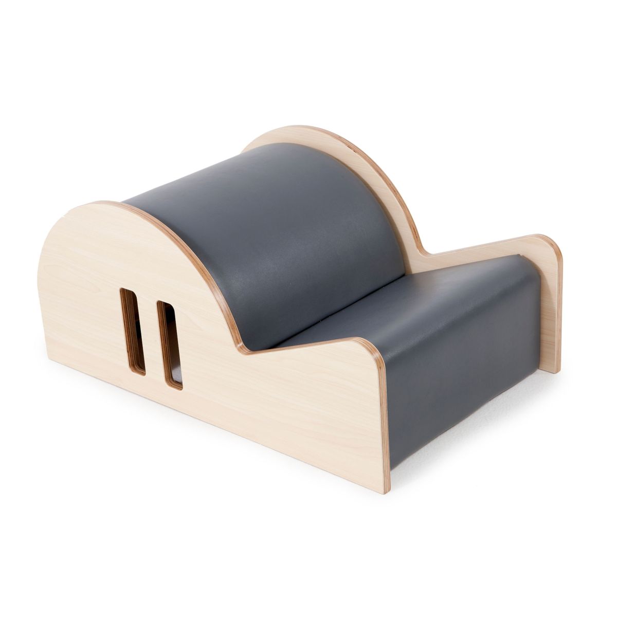 The Elina Pilates Spine Corrector Elite used for enhancing spinal flexibility and correcting thoracic posture.