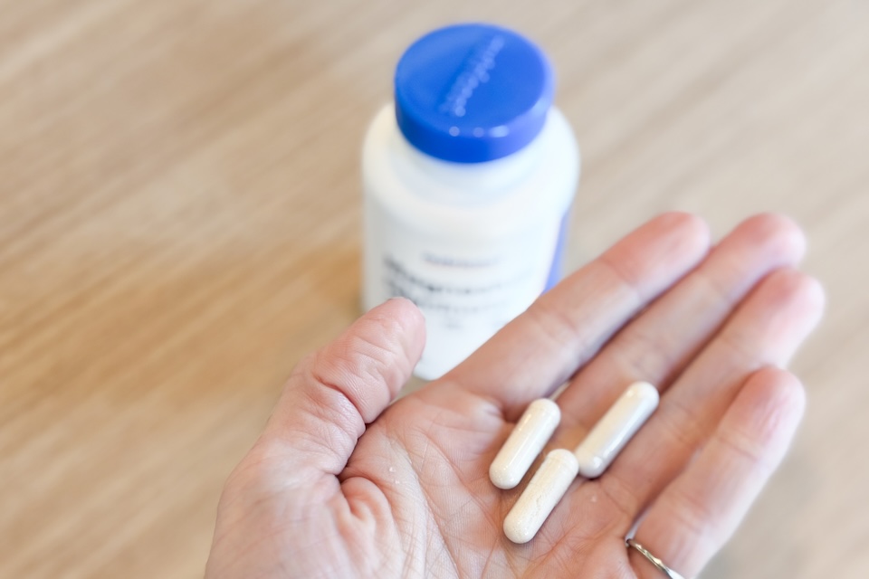 Nutricost Magnesium Glycinate supplement bottle.