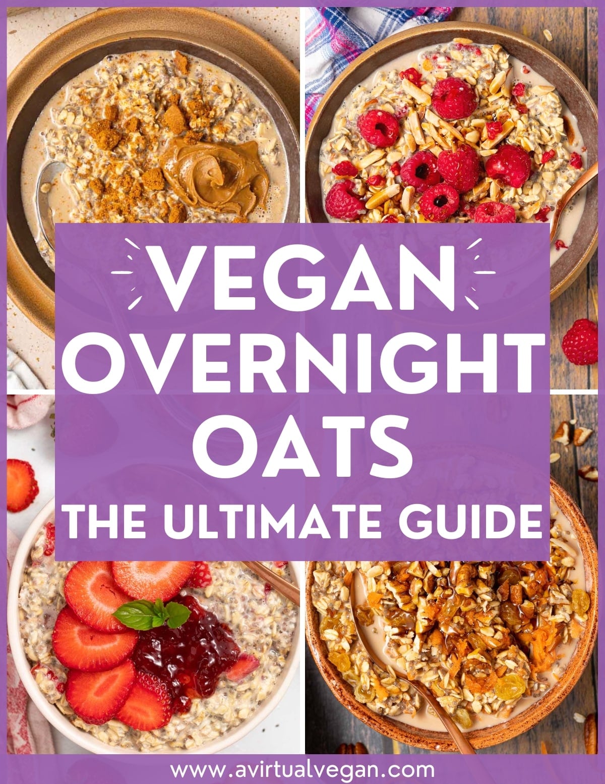 Easy 5-Minute Creamy Vegan Overnight Oats Recipe